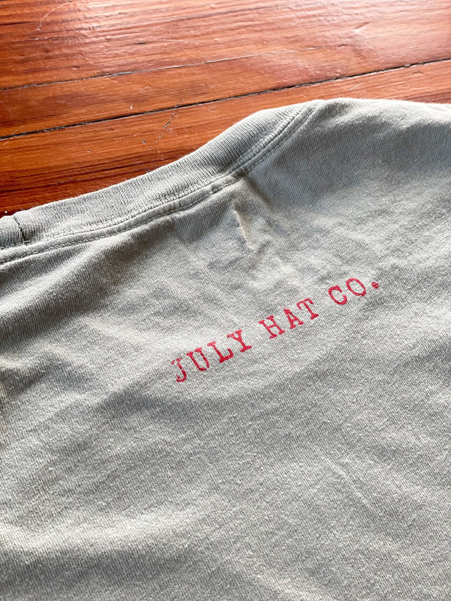 Light Army Green Logo Tee